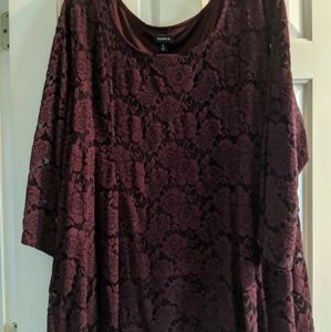 Torrid Burgandy Top